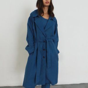 Ilana Kohn Lisa Trench in Indigo